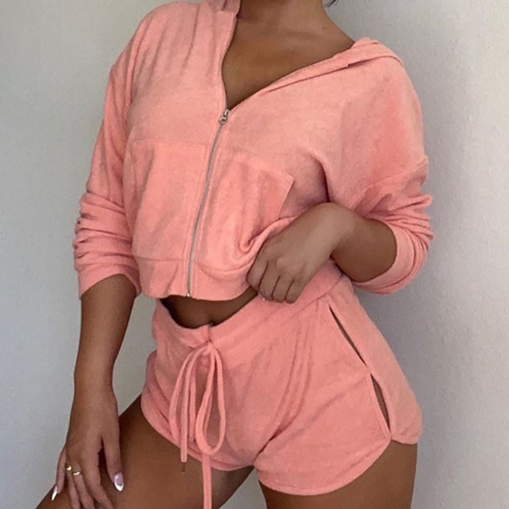 Fashion Nova Terry Cloth Set
